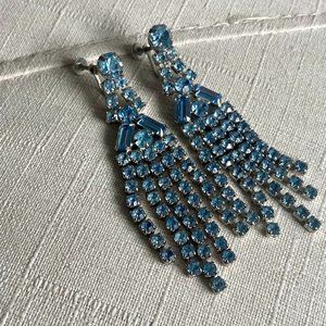 Vintage Crystal Chandelier Earrings